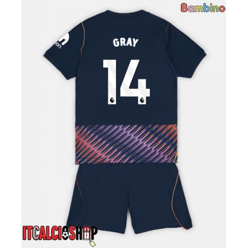 Tottenham Hotspur Archie Gray #14 Seconda Maglia Bambino 2026-27 Manica Corta (+ Pantaloni corti)